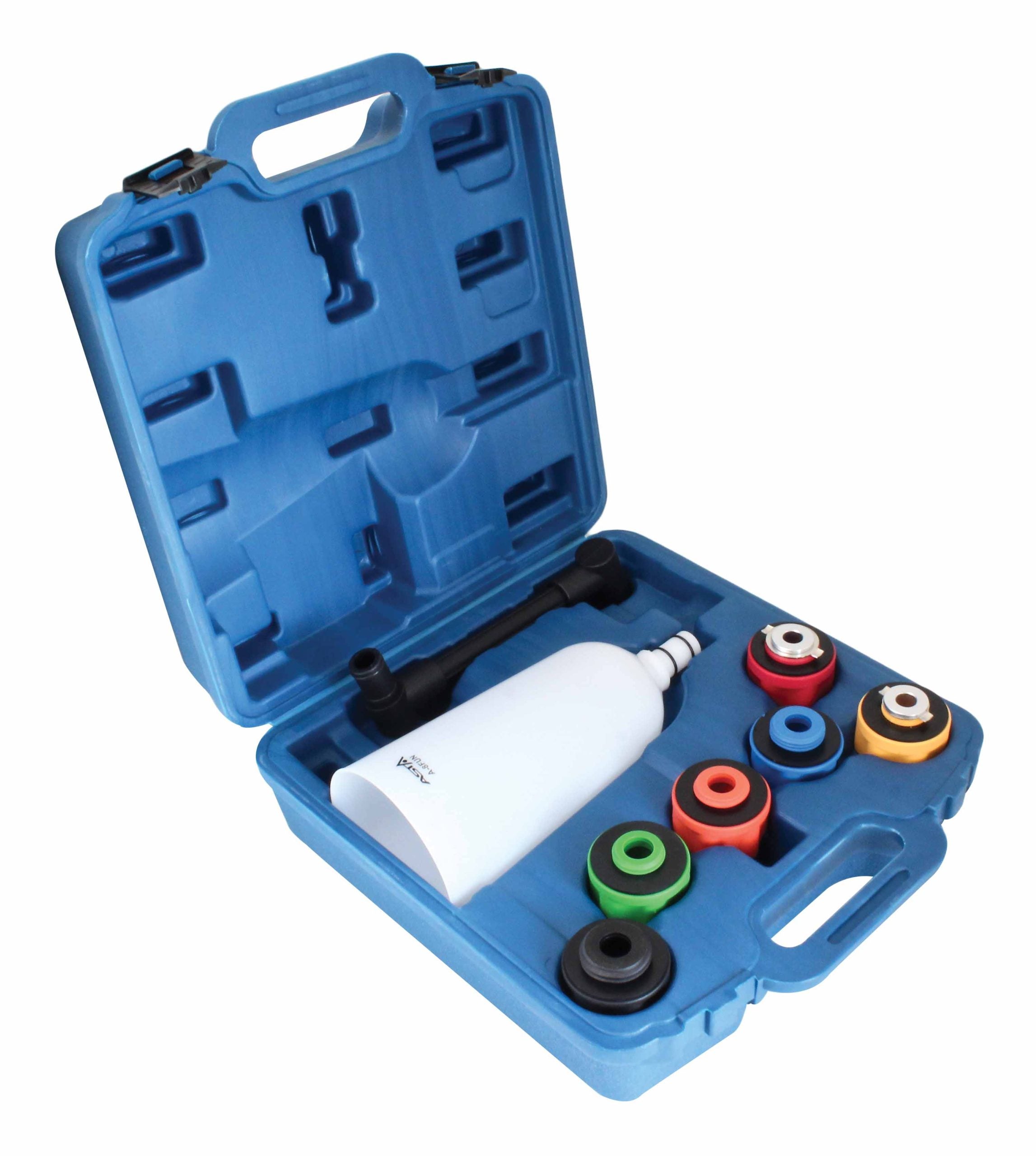 Set palnie cu 8 adaptoare speciale pentru schimb de ulei