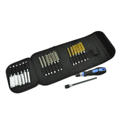 Set perii curatare canale locas injectoare 20 piese