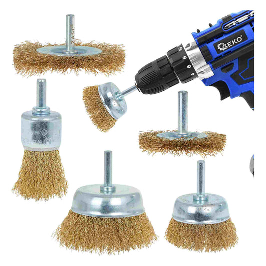 Set perii de sarma pentru bormasina 5 piese GEKO