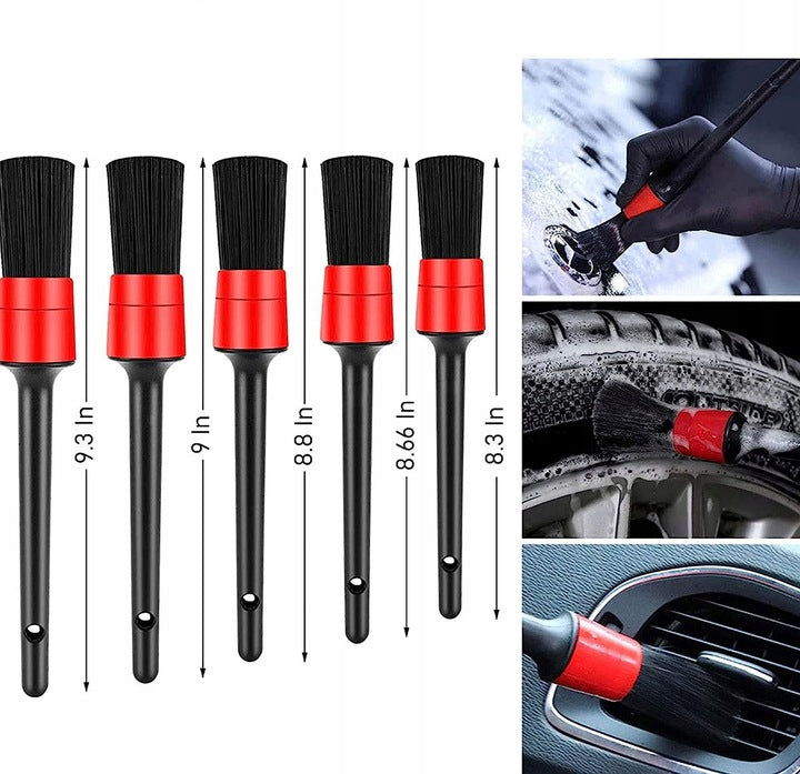 Set perii lavete pentru curatat interior exterior - detailing auto 15 piese