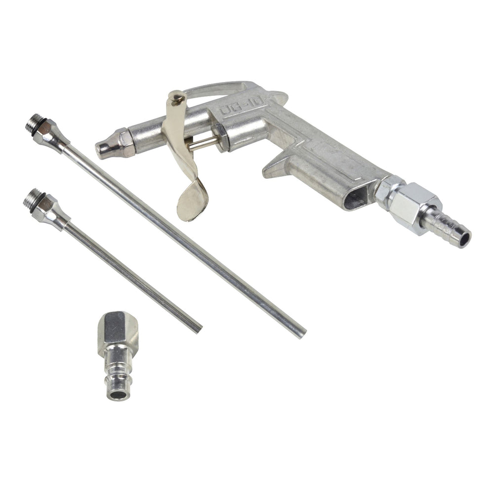 Set pistol de suflat aer 5 piese