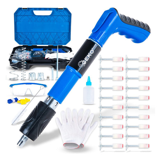 Set pistol pneumatic de cuie cu accesorii GEKO