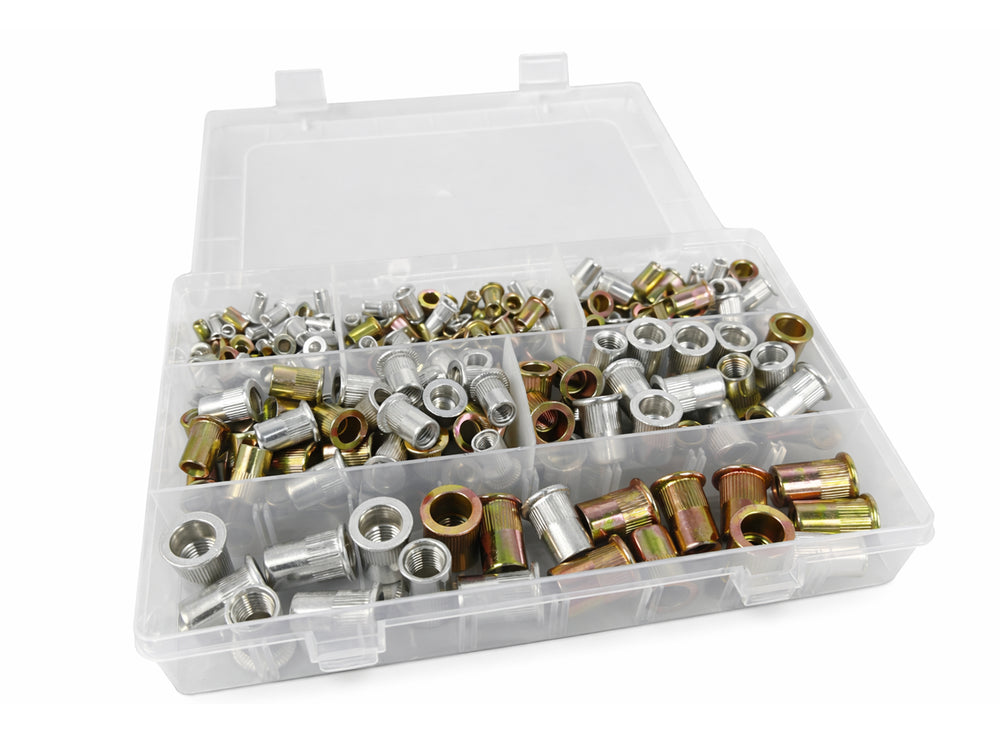 Set piulite nituibile m3-m10 300 piese GEBO TOOLS