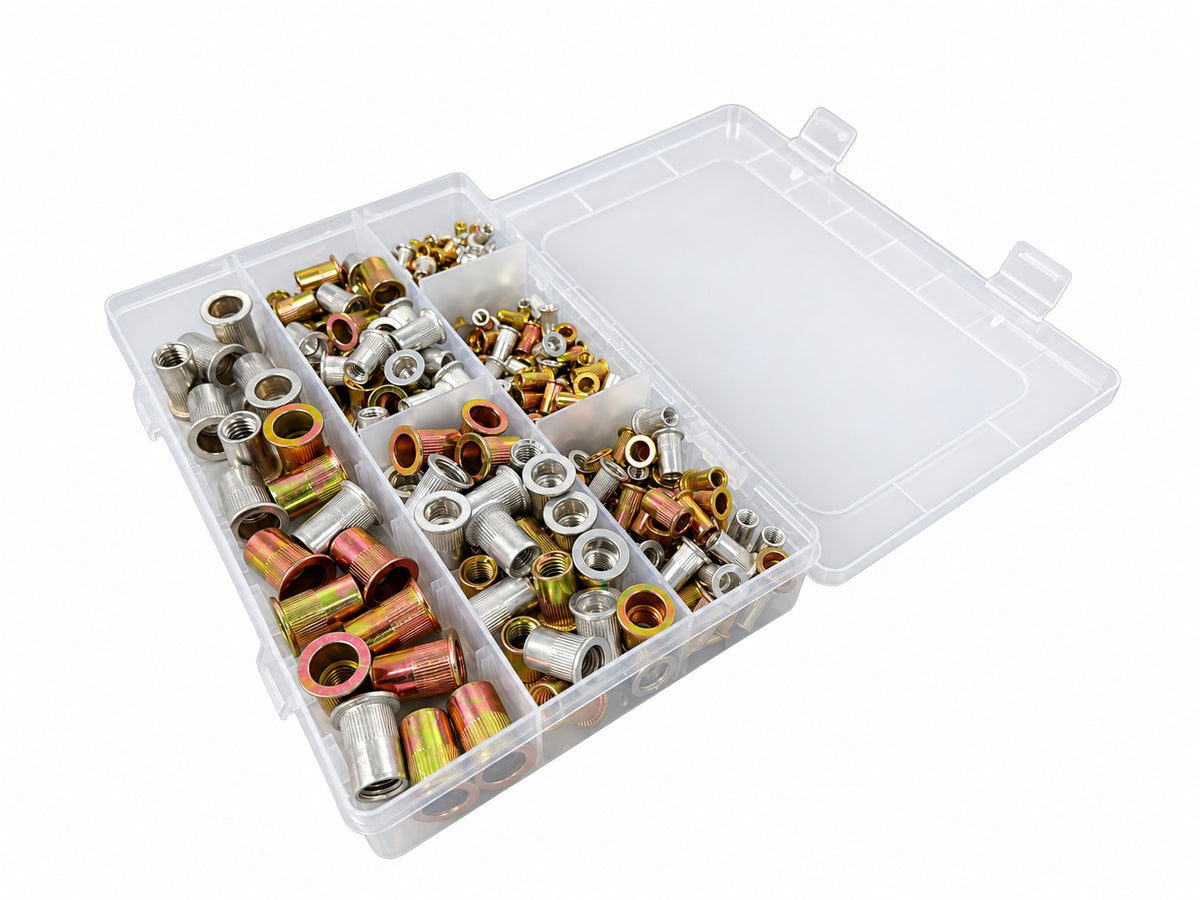 Set piulite nituibile m3-m10 300 piese GEBO TOOLS