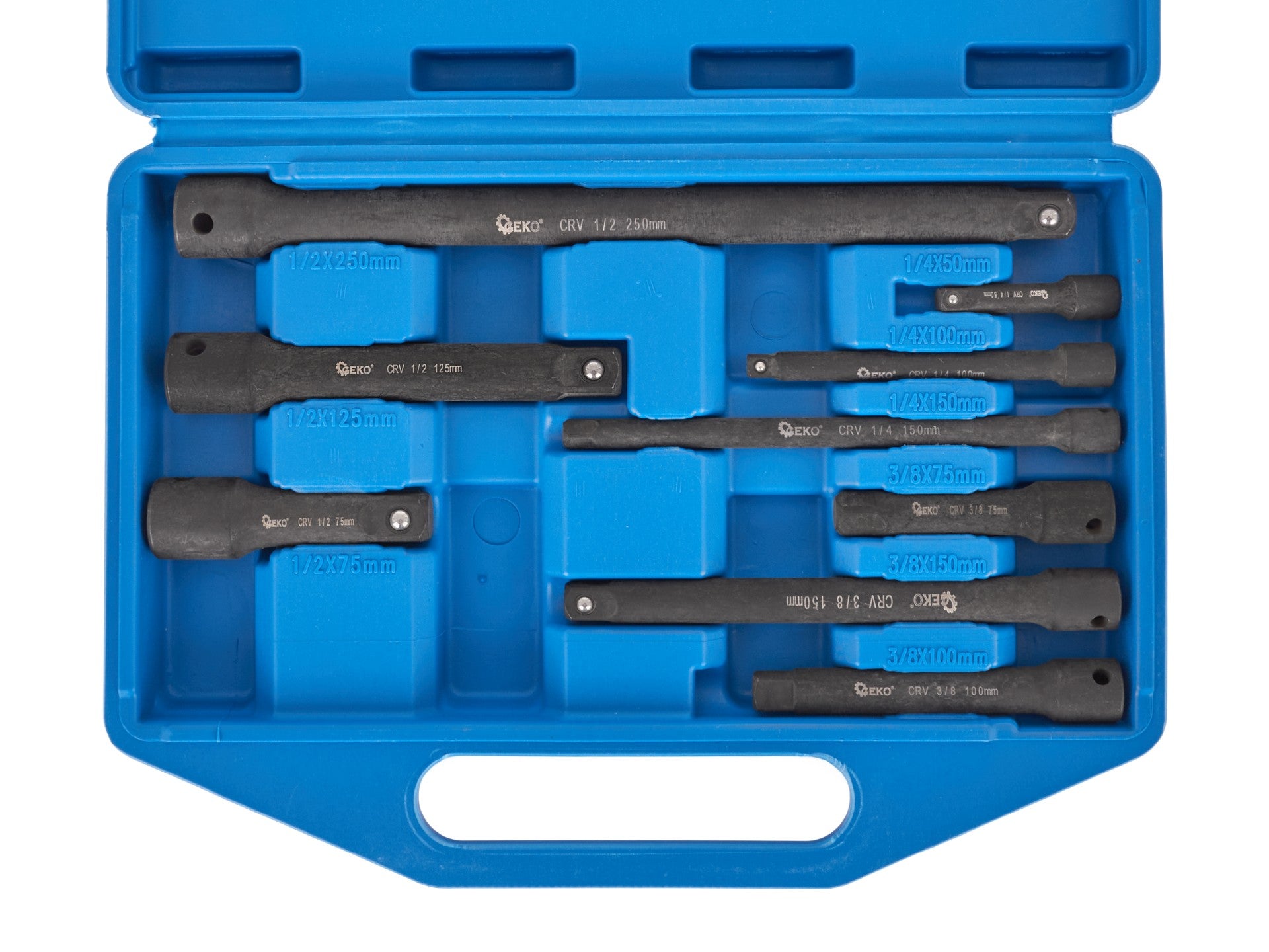Set prelungitoare de impact 1/4 3/8 1/2 9 piese