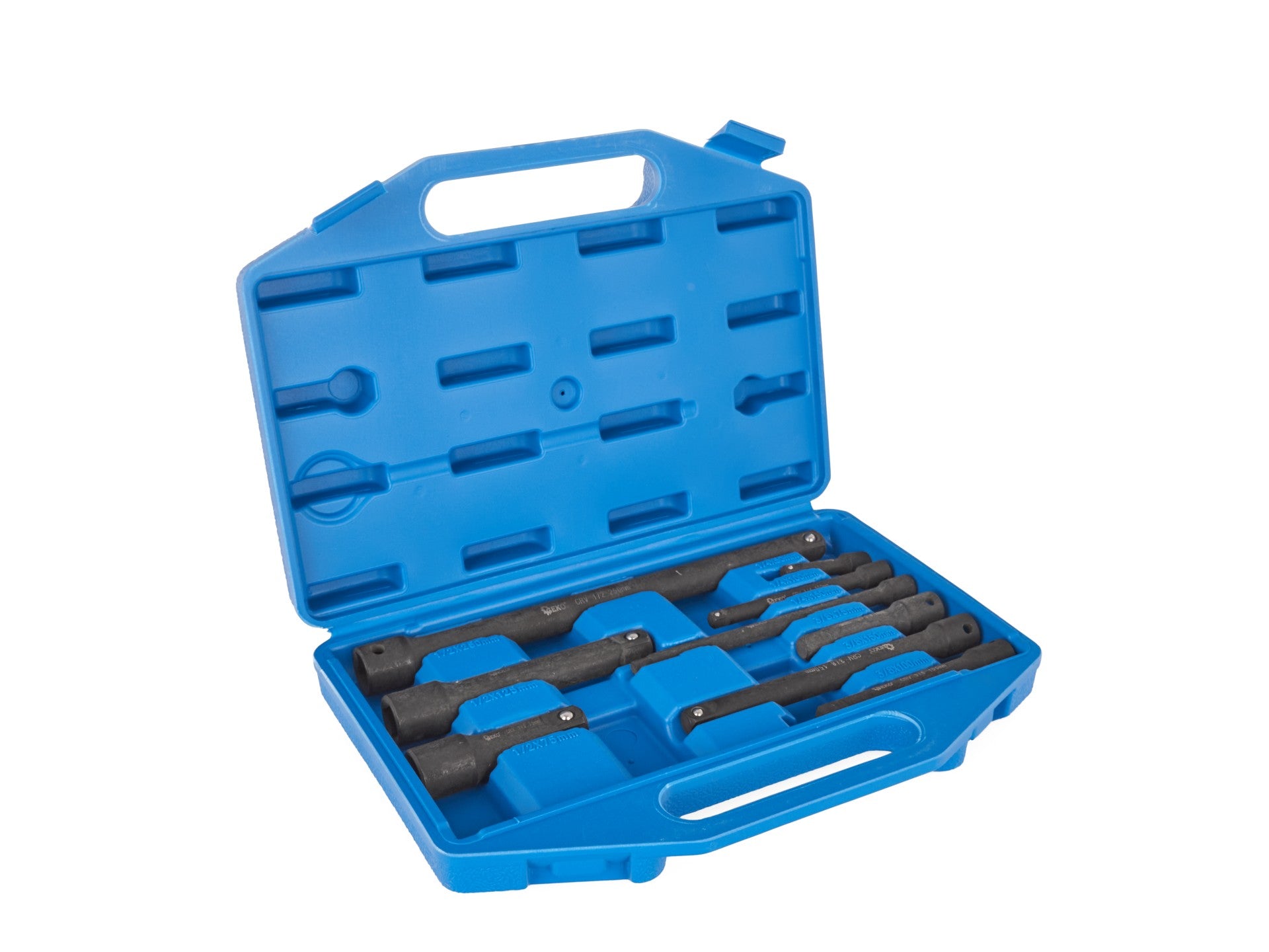 Set prelungitoare de impact 1/4 3/8 1/2 9 piese