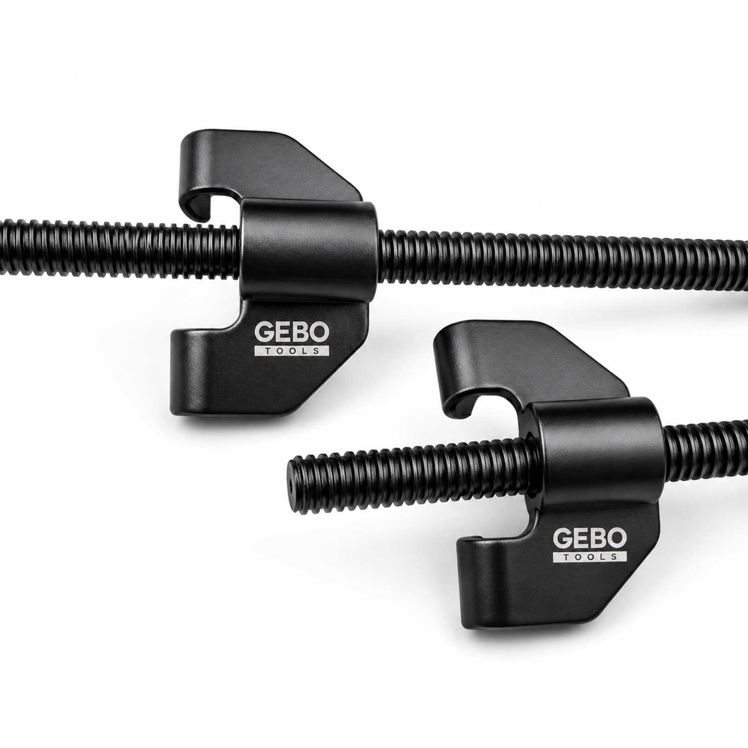 Set presa montare demontare arcuri suspensie auto 380 mm 38 cm GEBO TOOLS