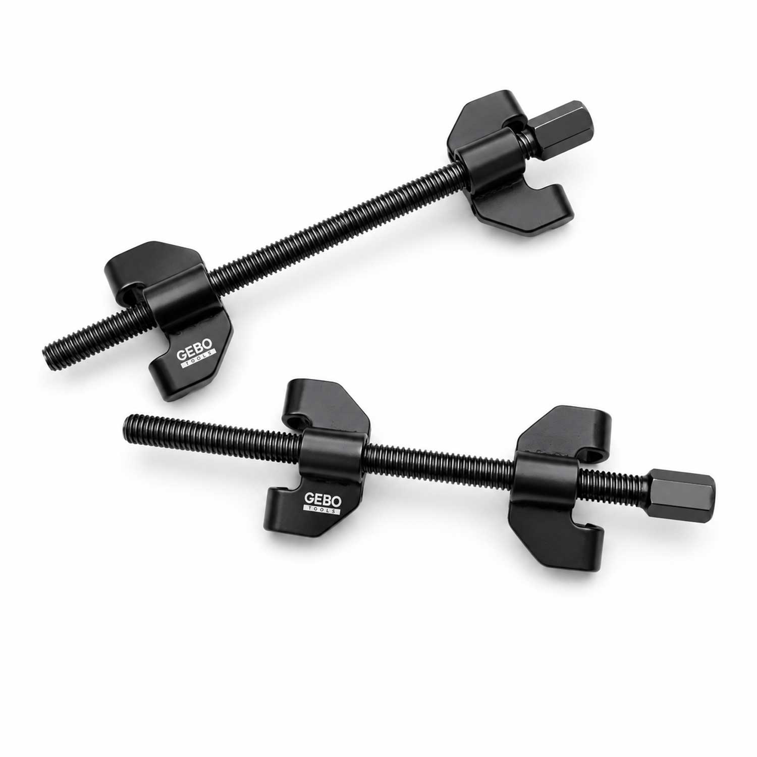 Set presa montare demontare arcuri suspensie auto 380 mm 38 cm GEBO TOOLS