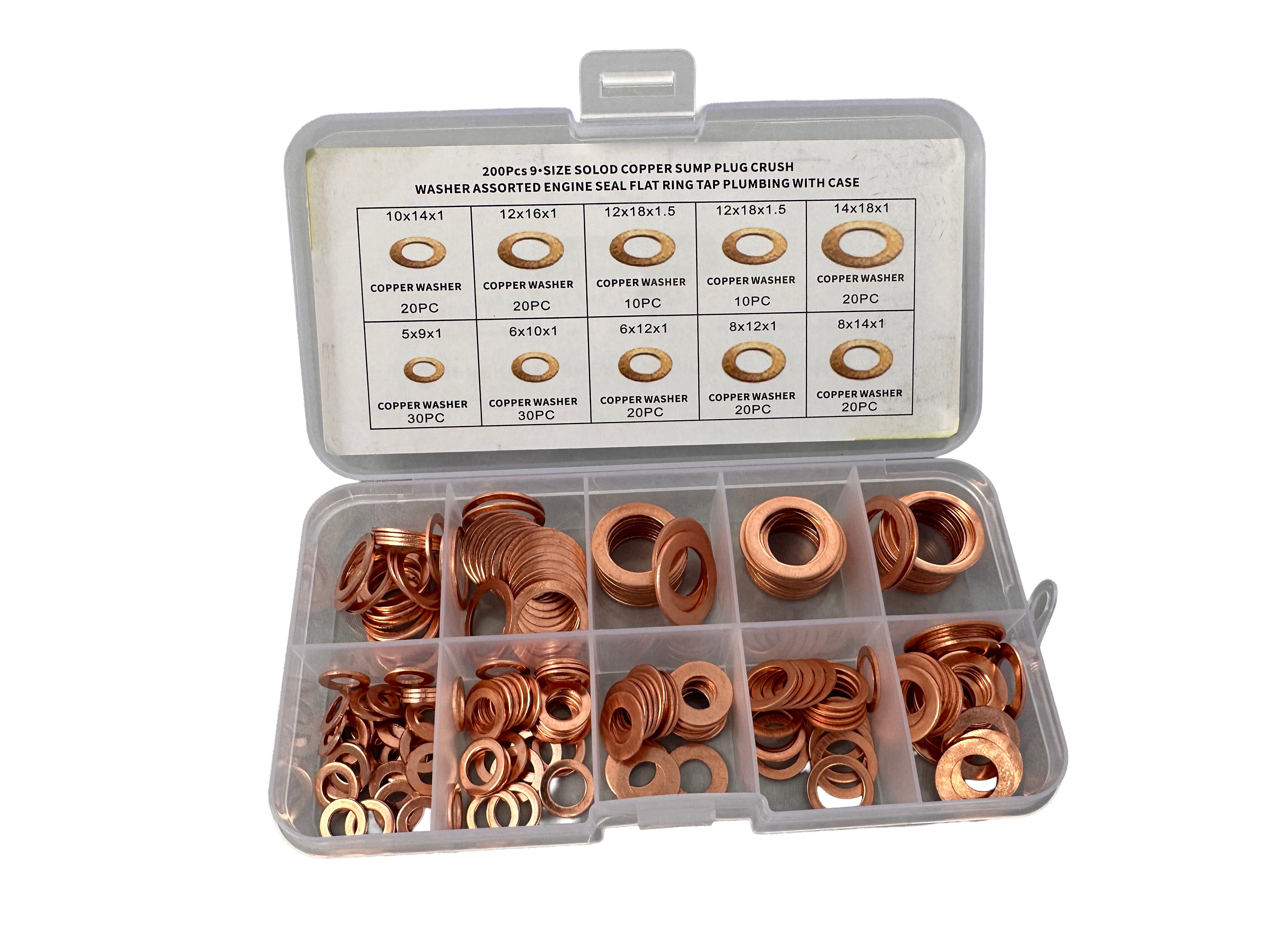 Set saibe cupru 200 buc GEBO TOOLS
