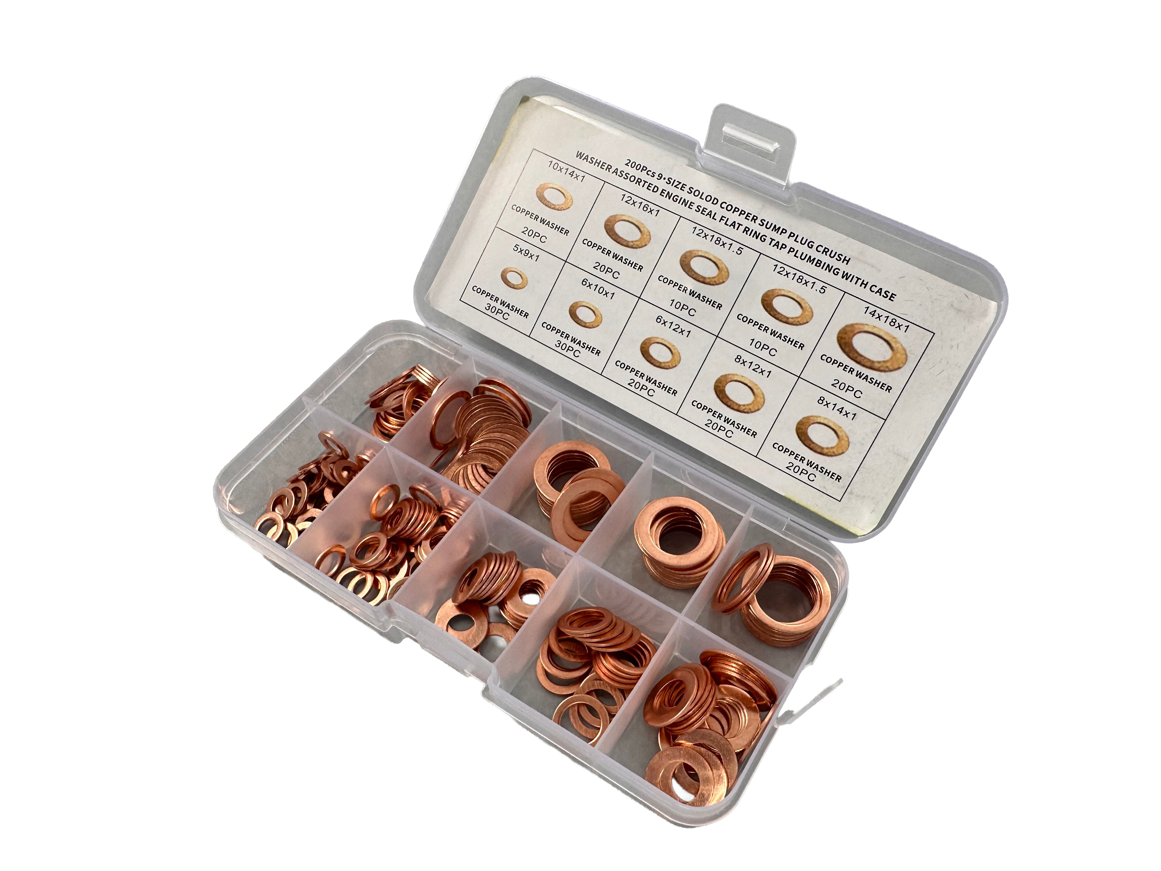 Set saibe cupru 200 buc GEBO TOOLS