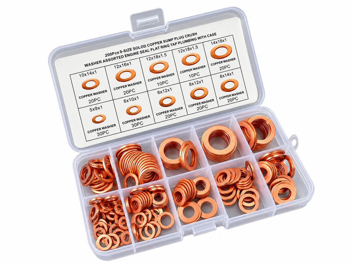 Set saibe cupru 200 buc GEBO TOOLS