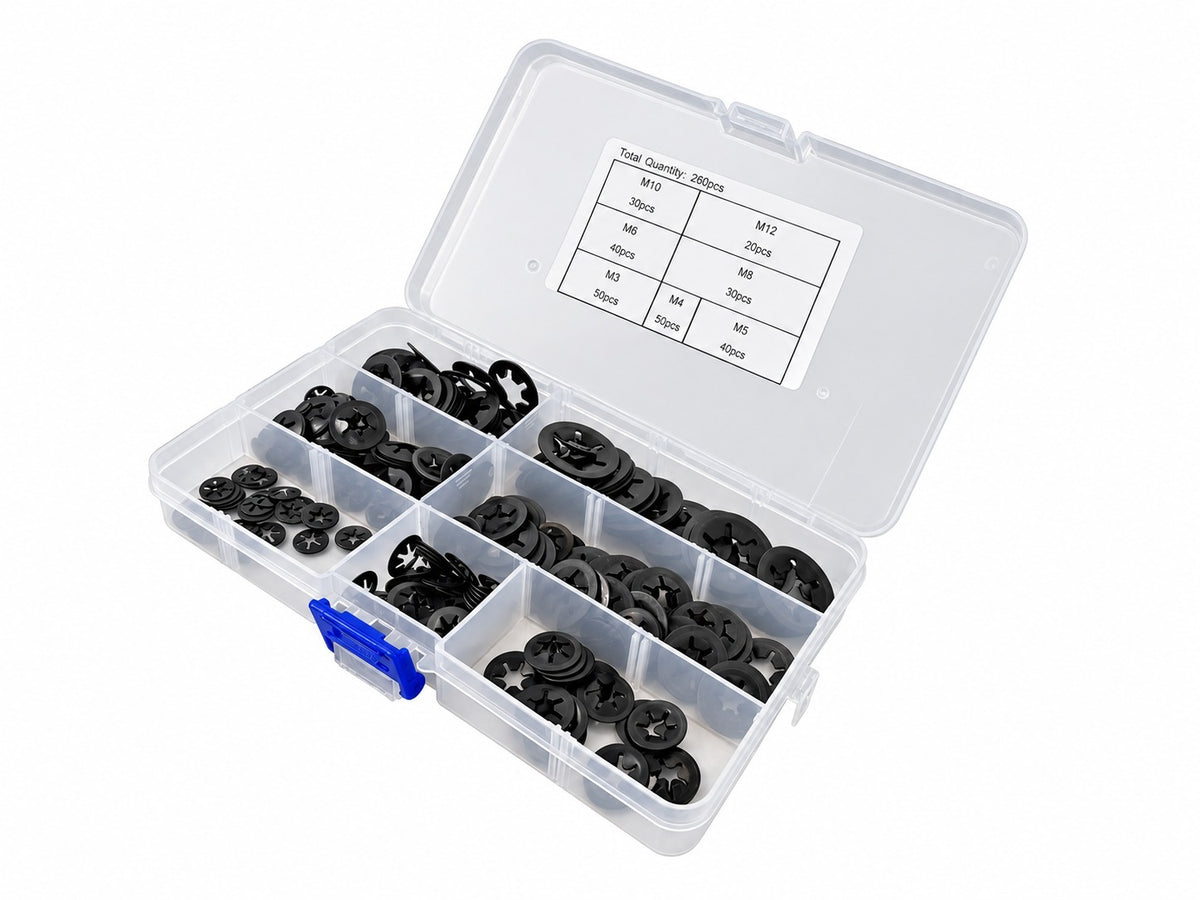 Set saibe de blocare m3-M12 260 buc GEBO TOOLS