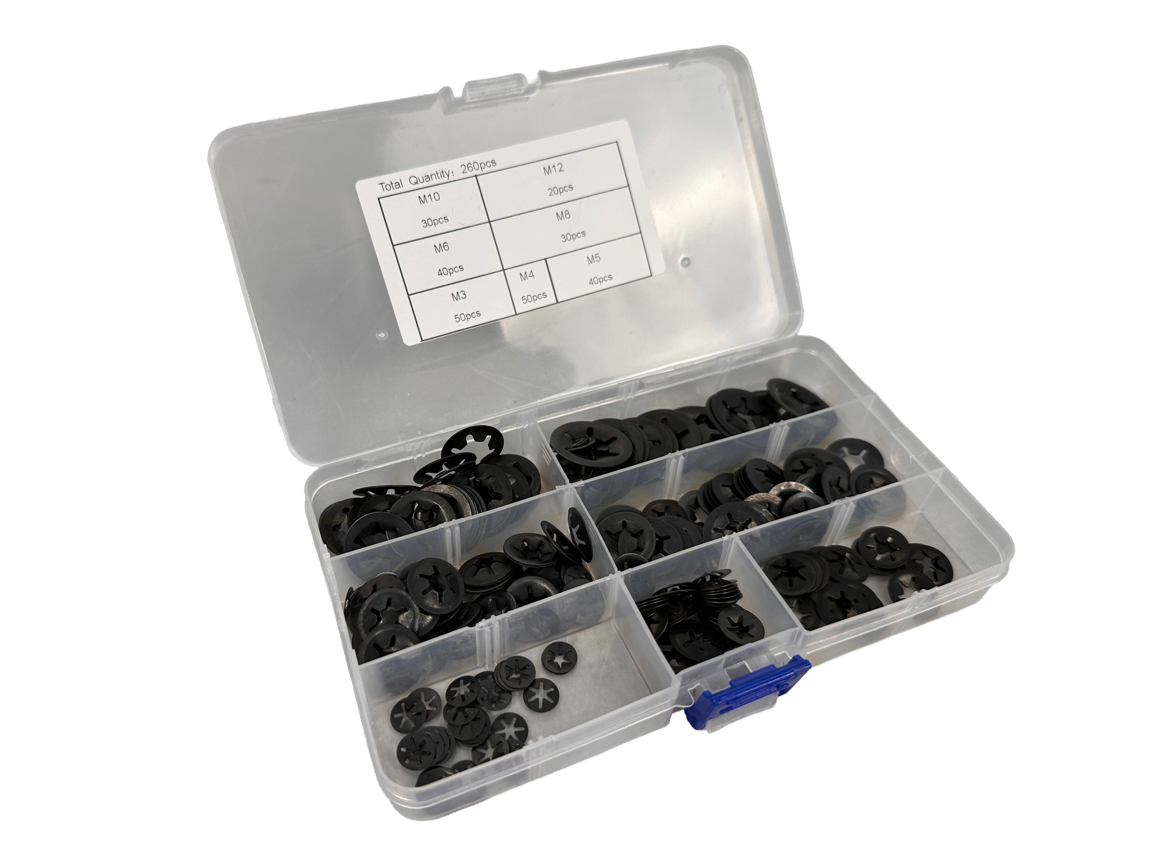 Set saibe de blocare m3-M12 260 buc GEBO TOOLS