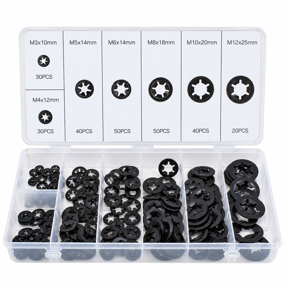 Set saibe de blocare m3-M12 260 buc