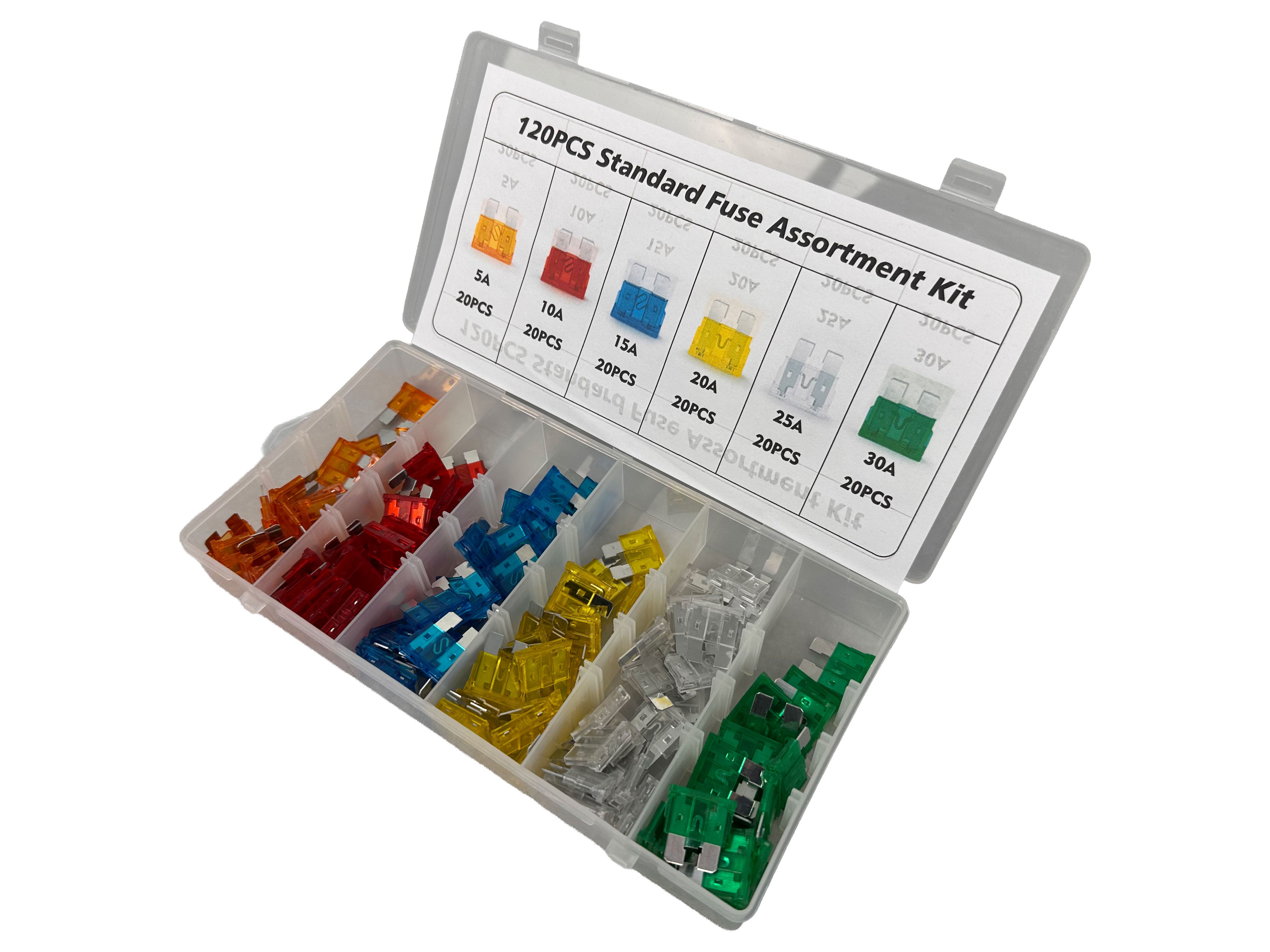 Set sigurante auto 5-30 amp 120 buc GEBO TOOLS
