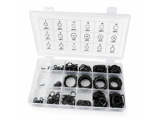 Set sigurante SEEGER exterioare 300 bucati GEBO TOOLS