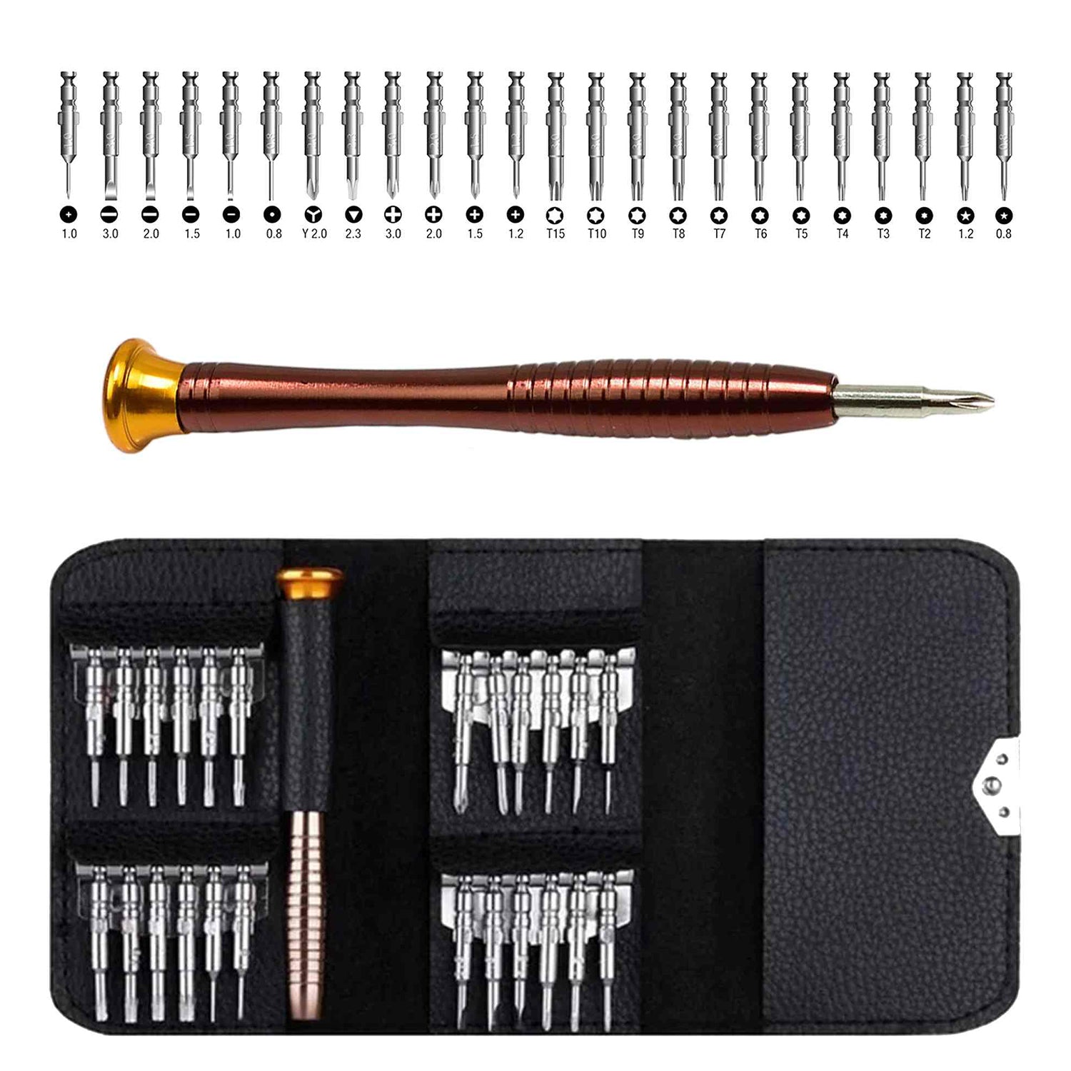 Set surubelnita de precizie cu biti 25 piese GEKO