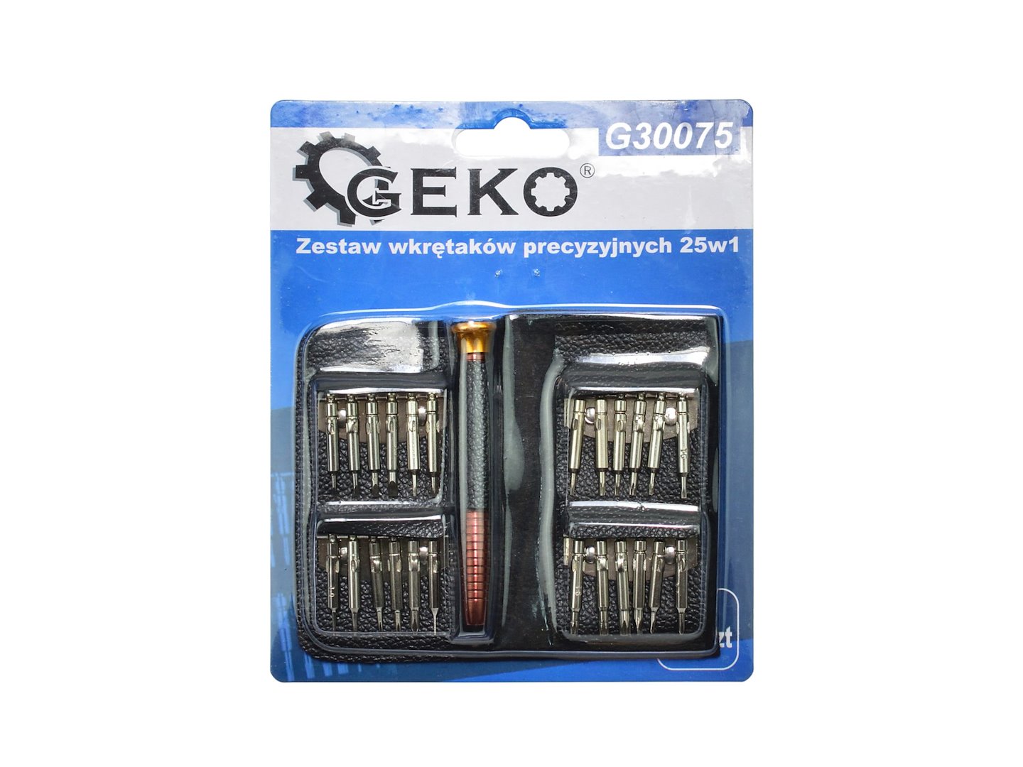 Set surubelnita de precizie cu biti 25 piese GEKO