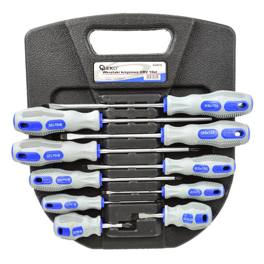 Set surubelnite CRV 10 piese GEKO