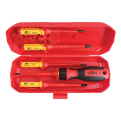 Set surubelnite electricieni VDE cu capete interschimbabile 8 piese