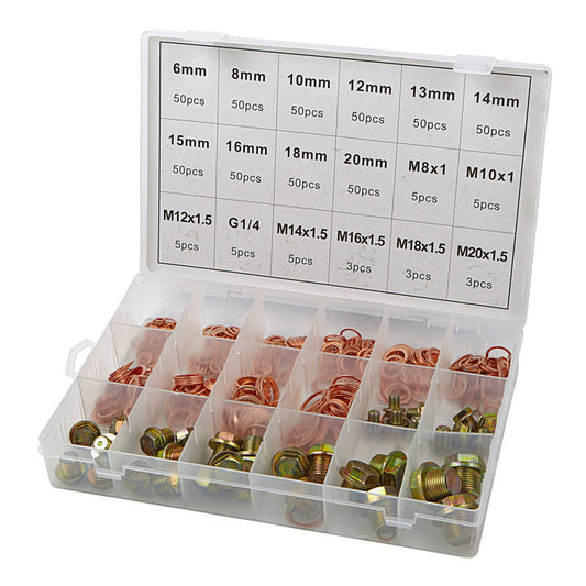 Set suruburi dopuri buson baie ulei 534 piese