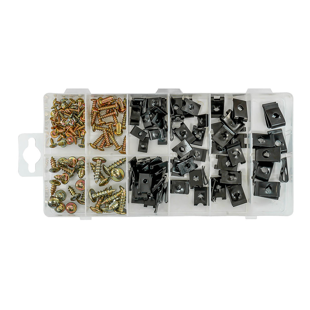 Set suruburi si cleme, 170 bucati
