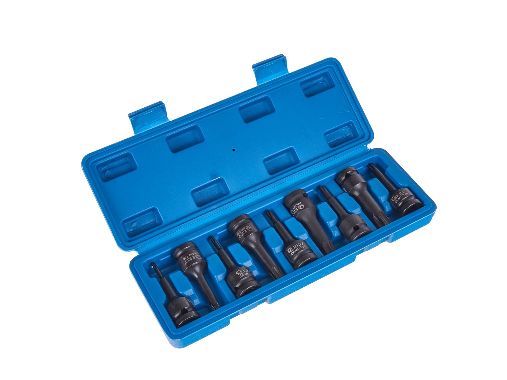 Set TORX de impact 1/2 t20-t70 9 piese GEKO