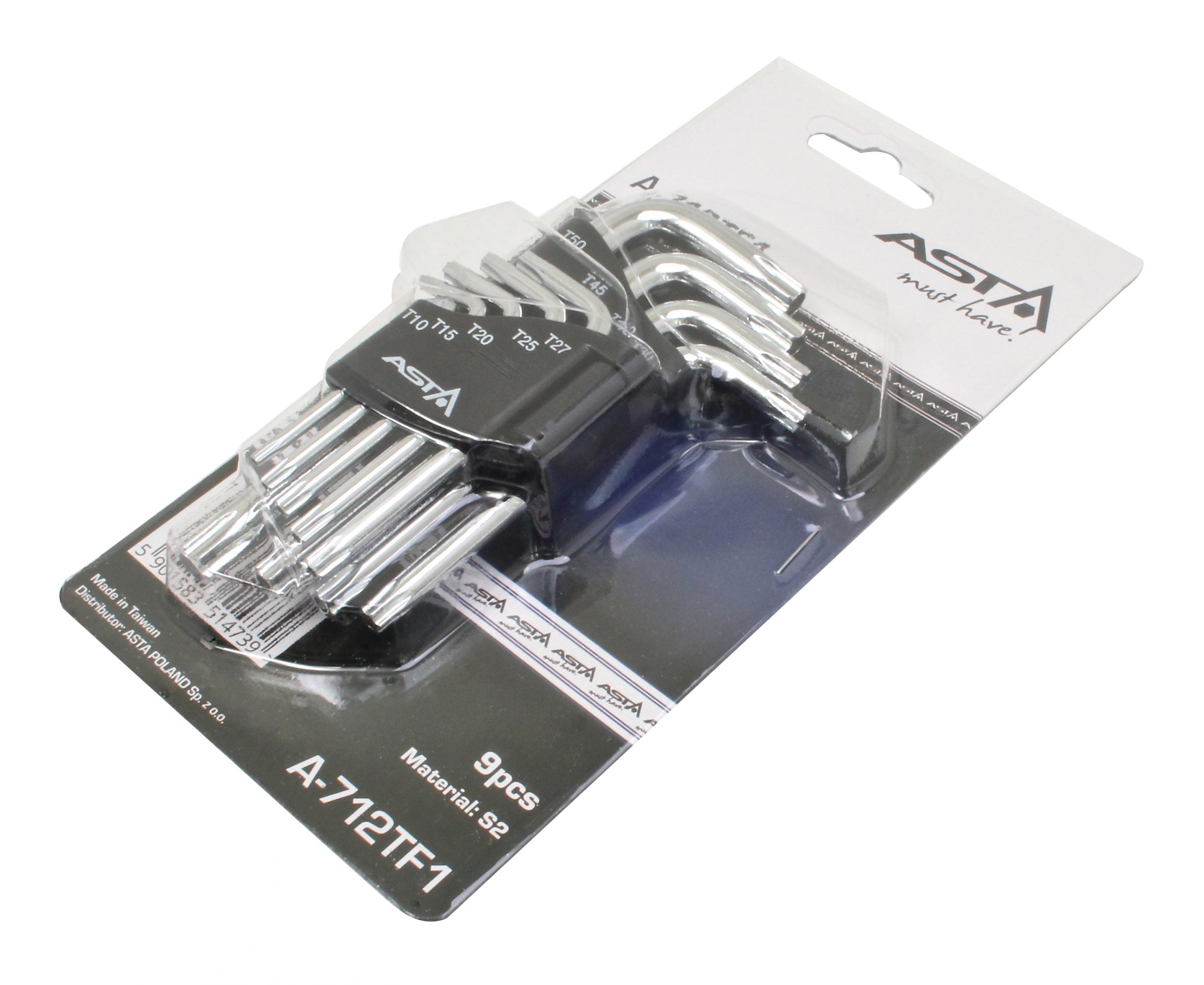 Set TORX tip l cu gaura t10-t50 ASTA POLAND