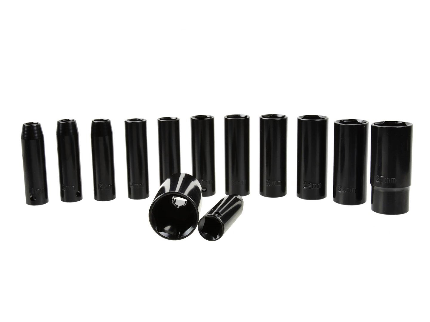 Set tubulare 1/2'' lungi de impact 10-30mm 78mm  13 piese GEKO