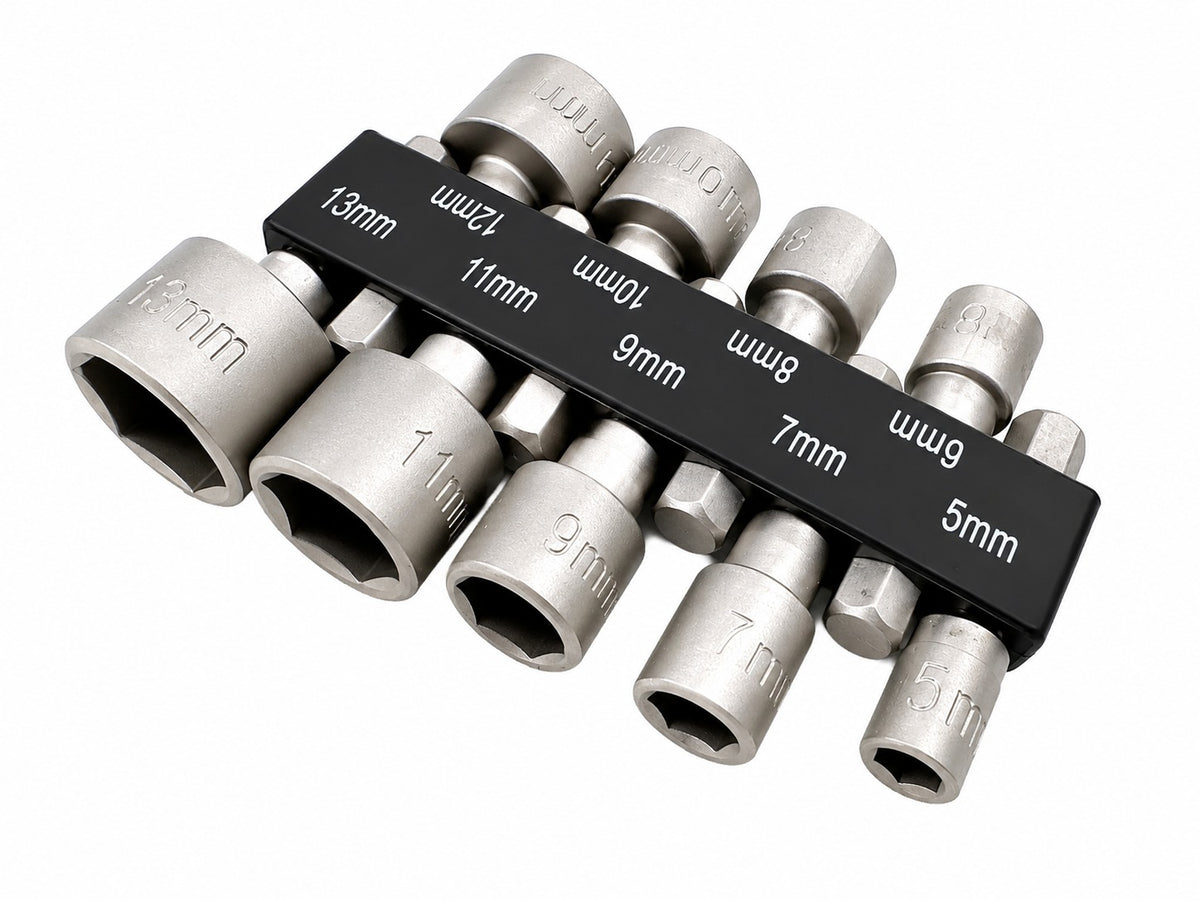 Set tubulare cu prindere in mandrina bormasina 5-13mm GEBO TOOLS