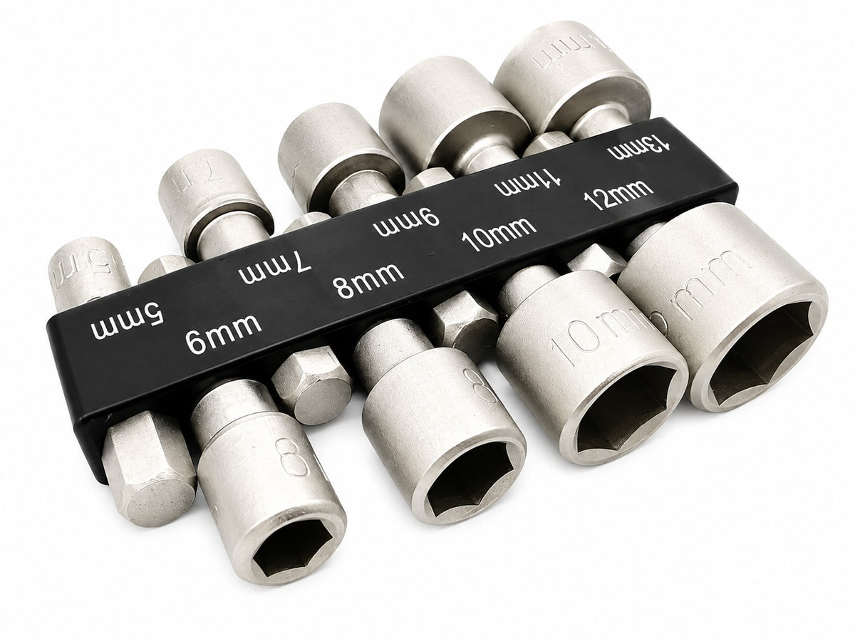 Set tubulare cu prindere in mandrina bormasina 5-13mm GEBO TOOLS