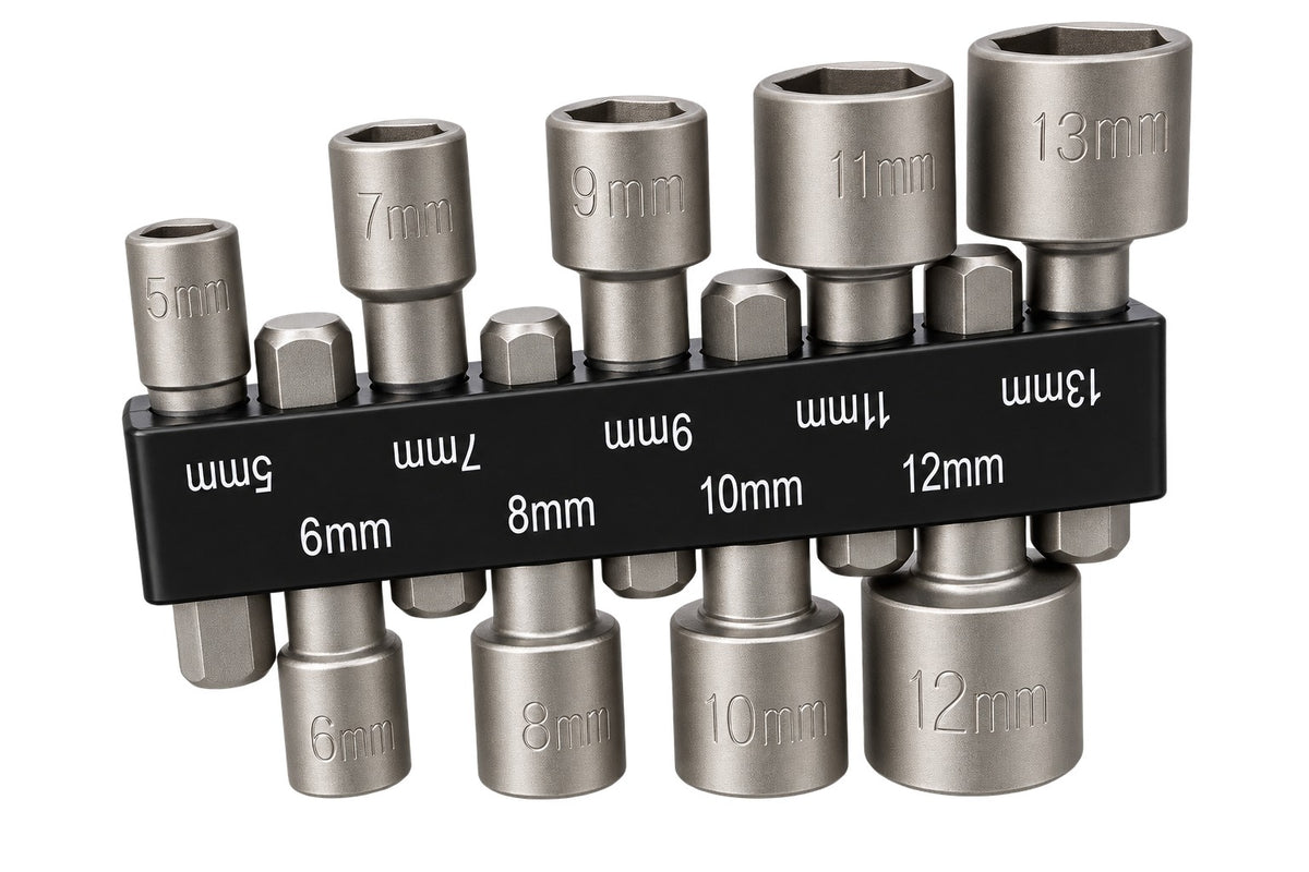 Set tubulare cu prindere in mandrina bormasina 5-13mm GEBO TOOLS
