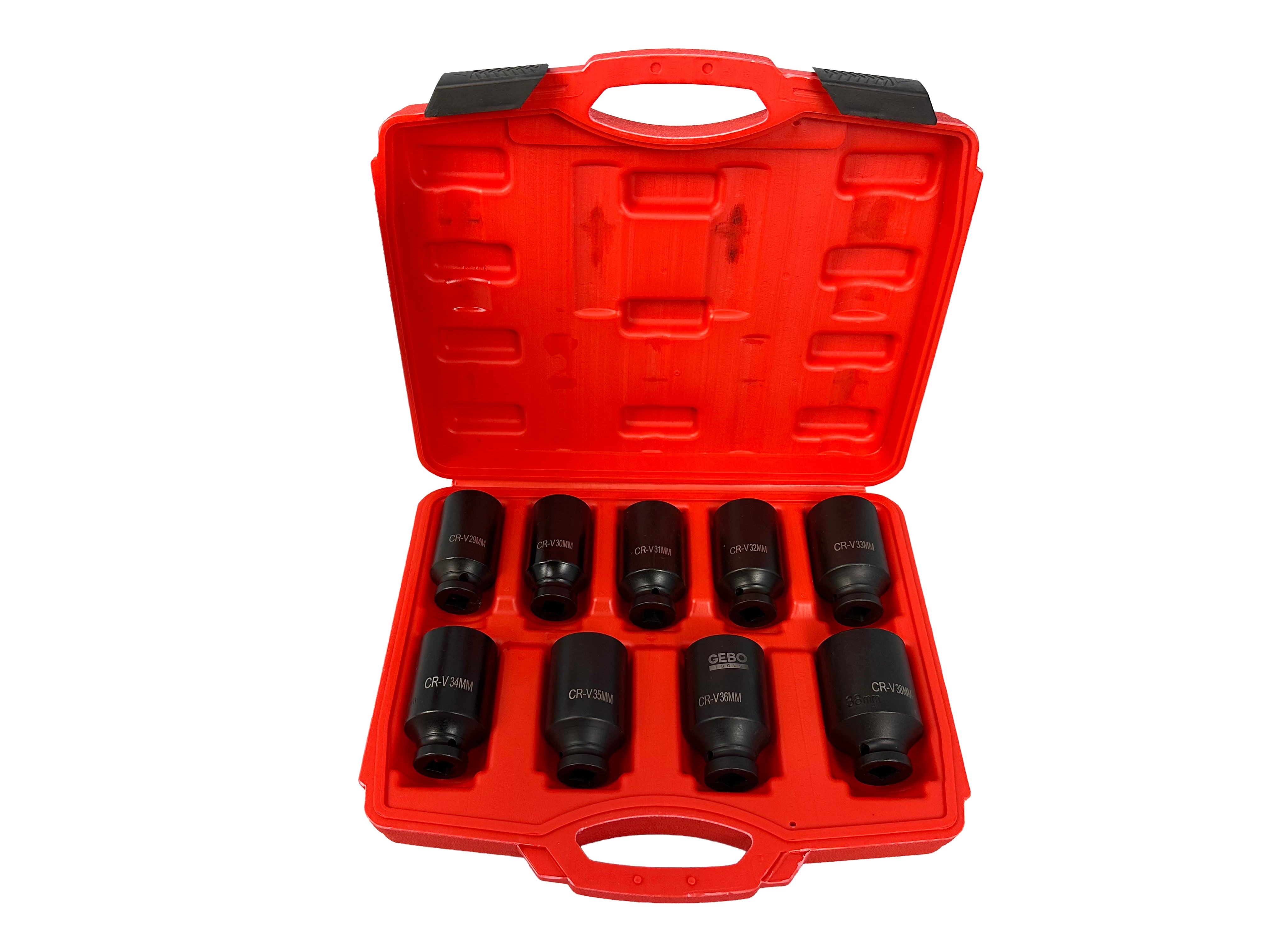 Set tubulare de impact 1/2 pentru planetare 9 piese 29-38mm GEBO TOOLS