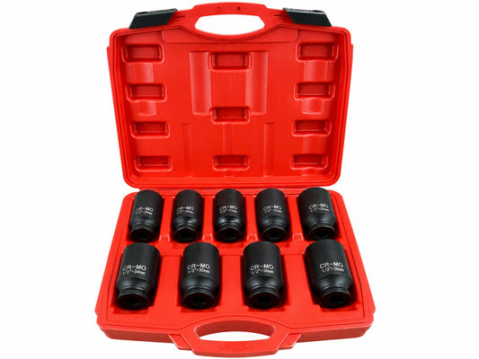 Set tubulare de impact 1/2 pentru planetare 9 piese 29-38mm psa VAG BMW GEBO TOOLS