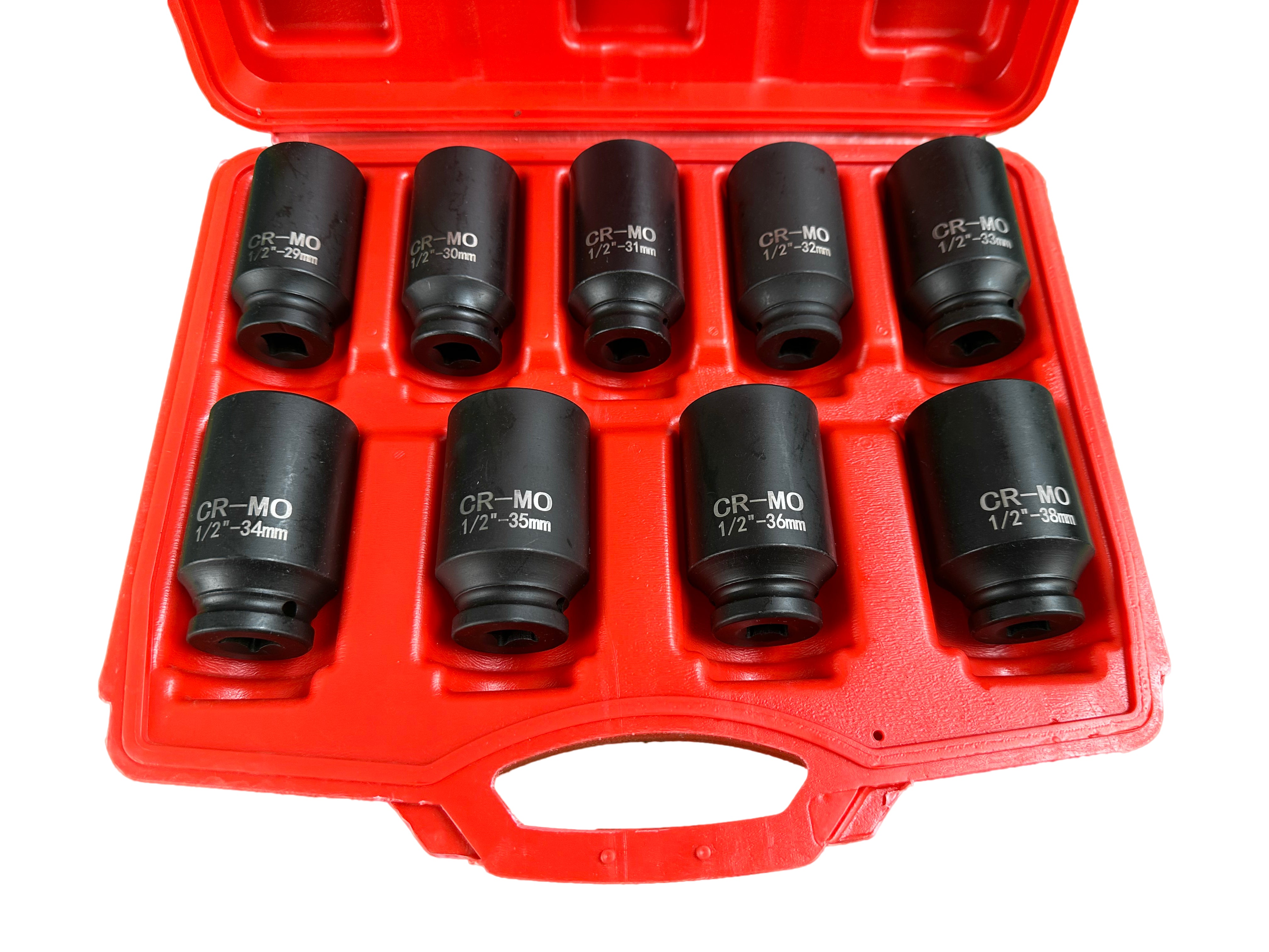Set tubulare de impact 1/2 pentru planetare 9 piese 29-38mm psa VAG BMW GEBO TOOLS