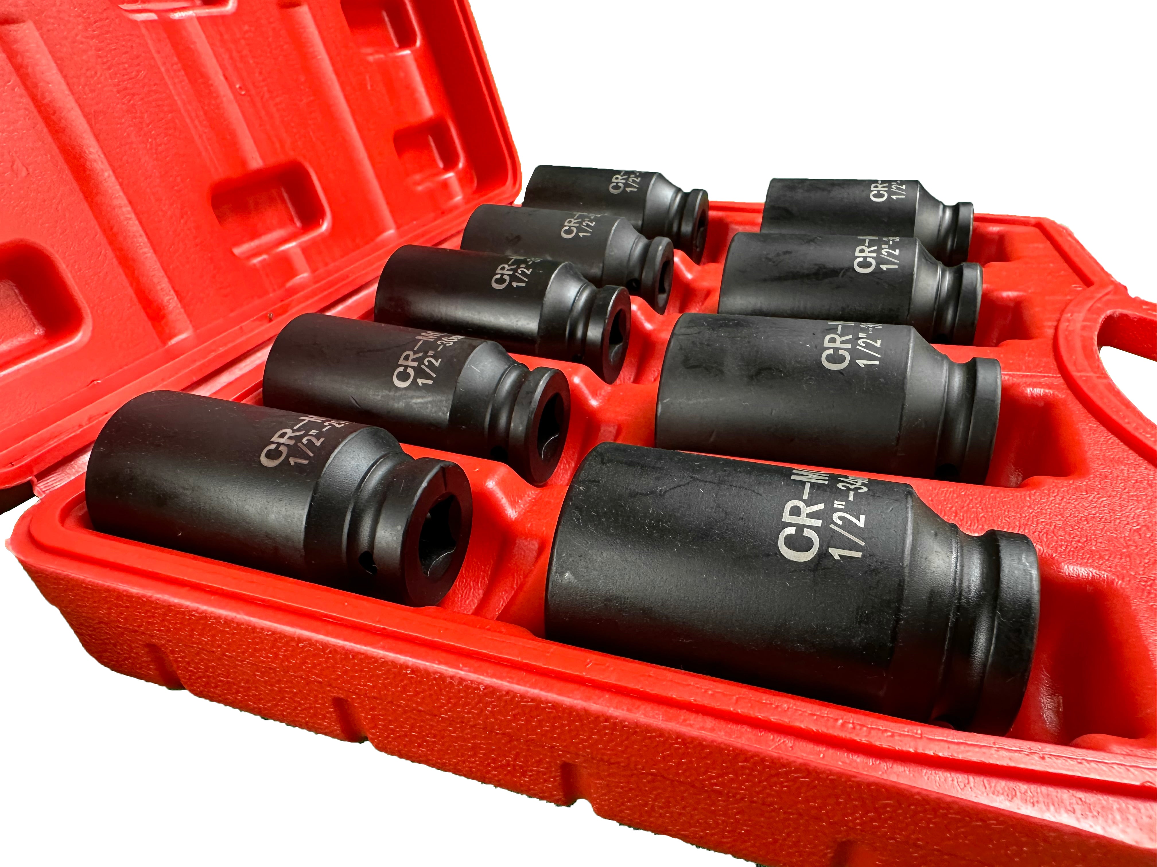 Set tubulare de impact 1/2 pentru planetare 9 piese 29-38mm psa VAG BMW GEBO TOOLS