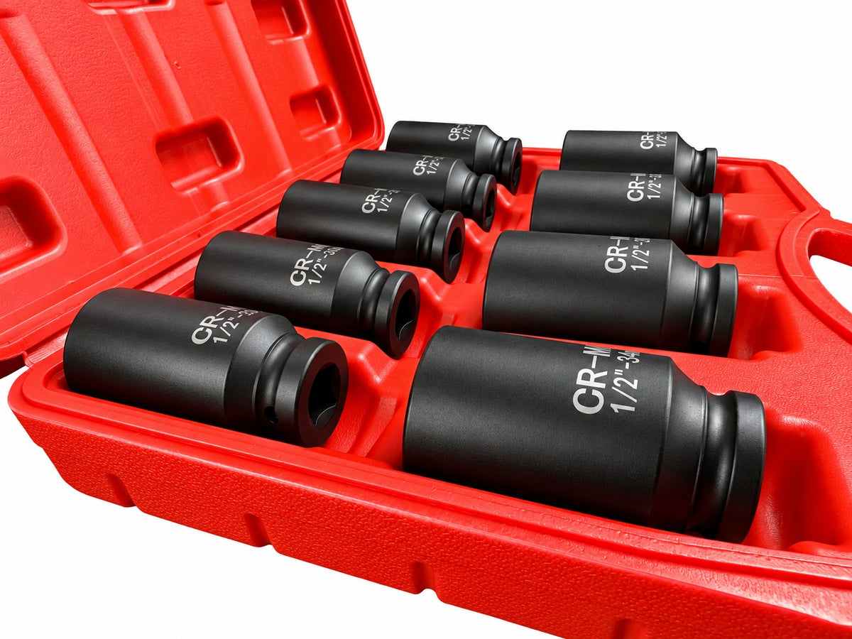 Set tubulare de impact 1/2 pentru planetare 9 piese 29-38mm psa VAG BMW GEBO TOOLS