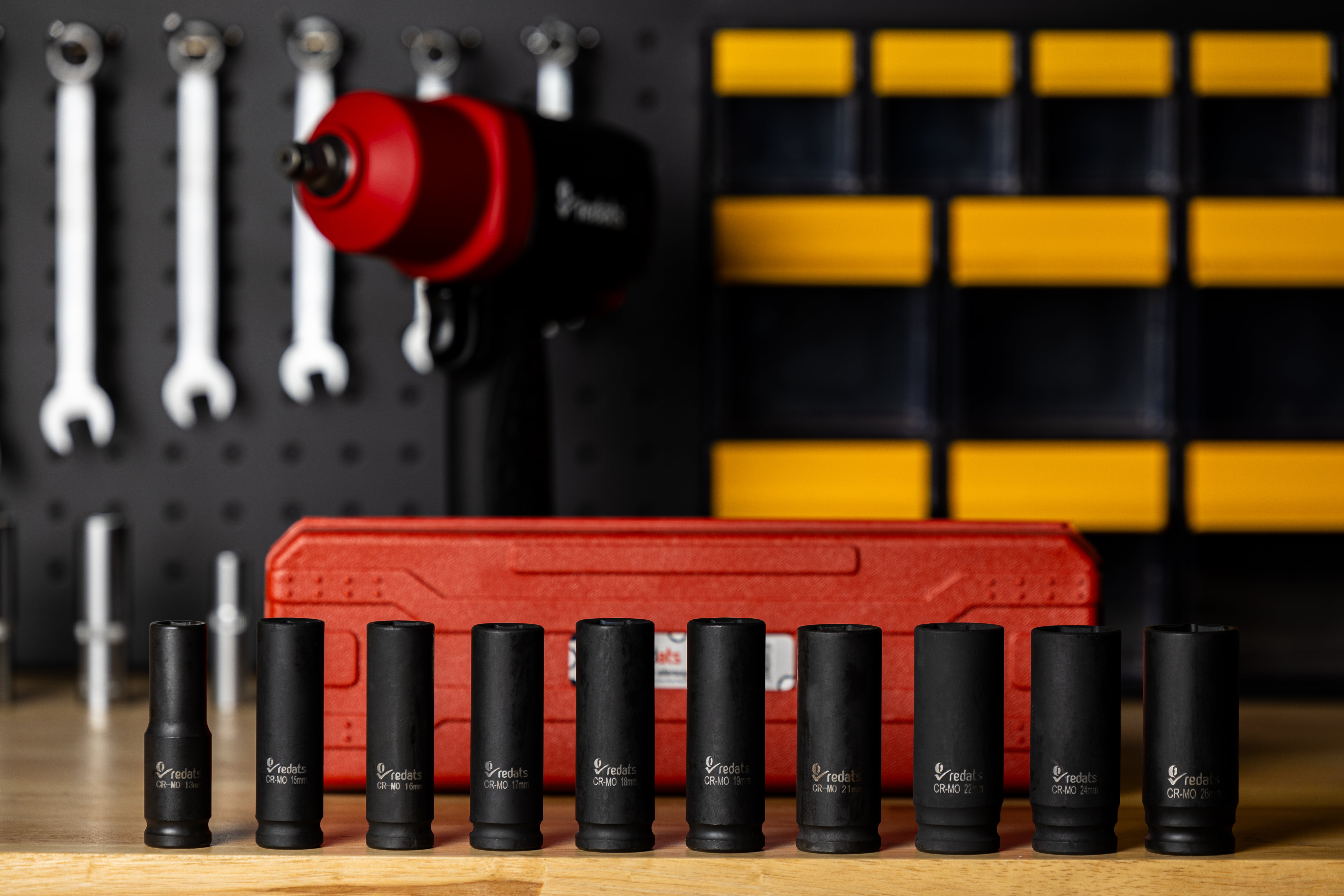 Set tubulare de impact ½ 13 - 26 mm 10 piese