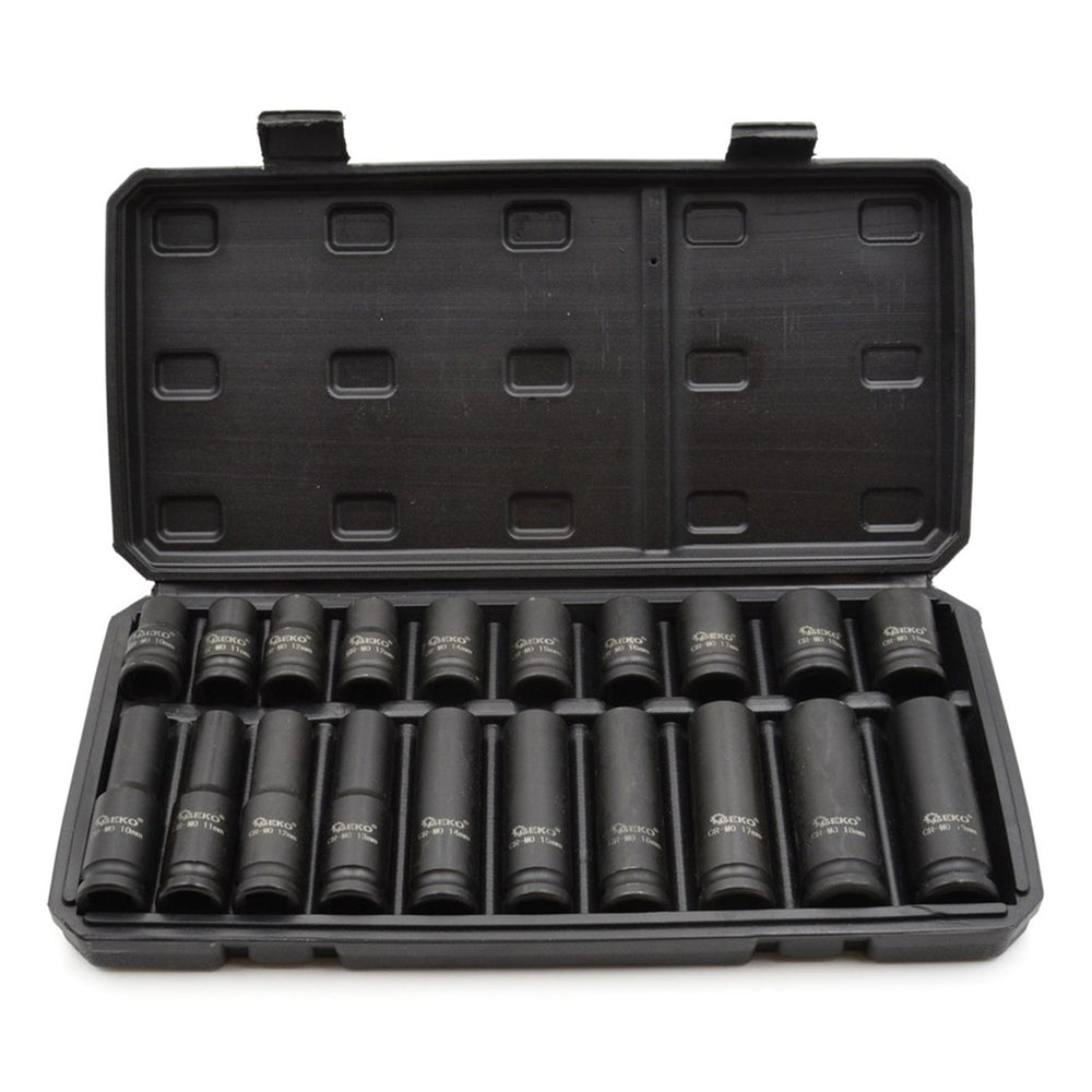 Set tubulare de impact scurte si lungi 1/2 10-19mm 20 piese