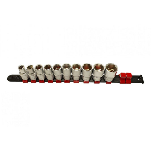 Set tubulare hexagonale 1/2 10-22mm 10 piese KROFTOOLS