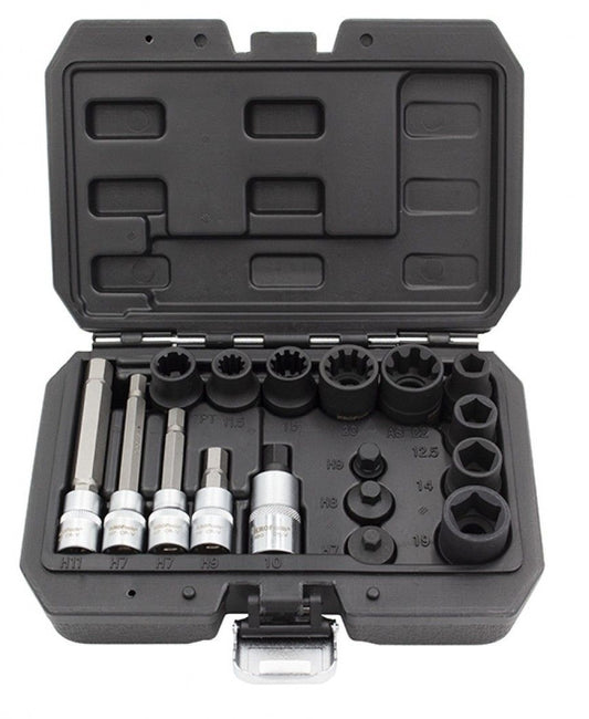 Set tubulare speciale pentru etrier frana 17 piese