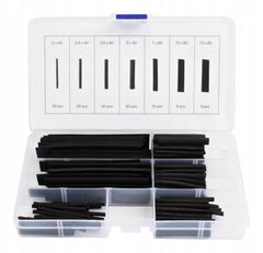 Set tuburi termocontractabile negre TC527 127 piese