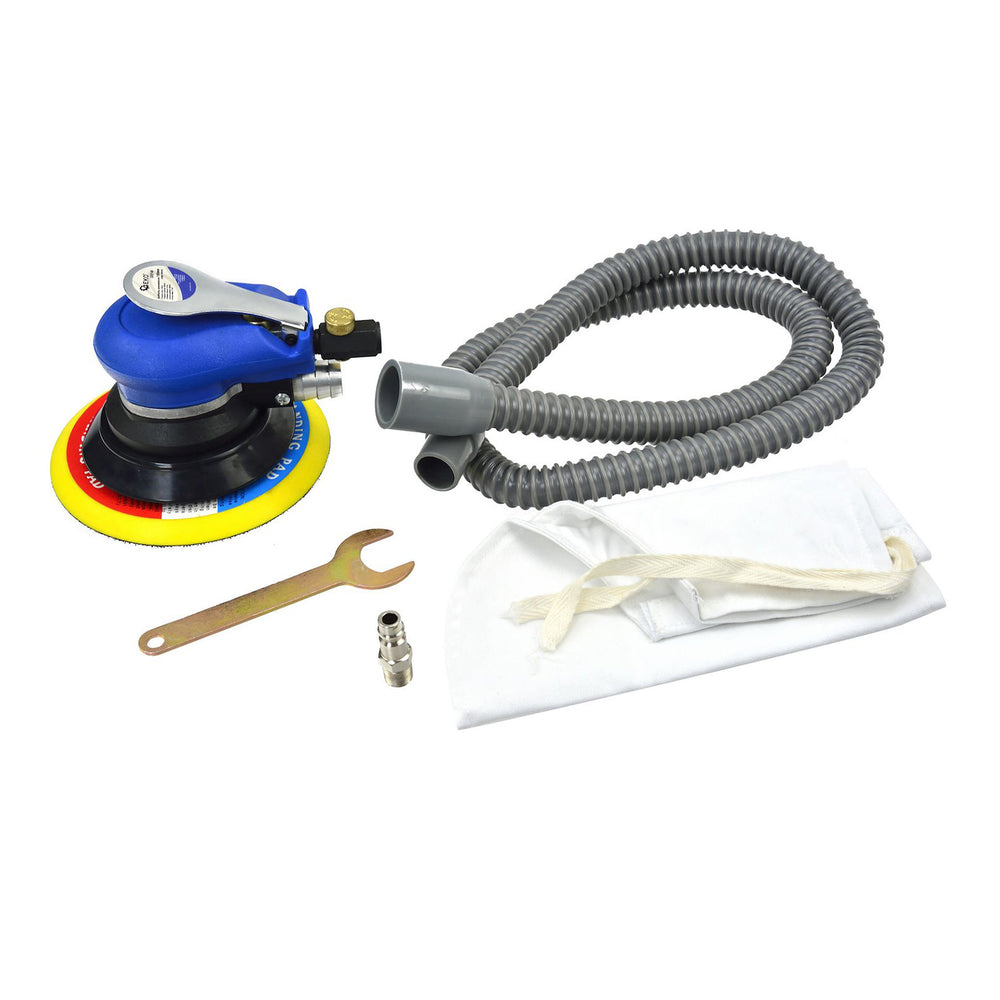 Slefuitor pneumatic excentric orbital 150mm - cu furtun si sac pentru aspirare - GEKO