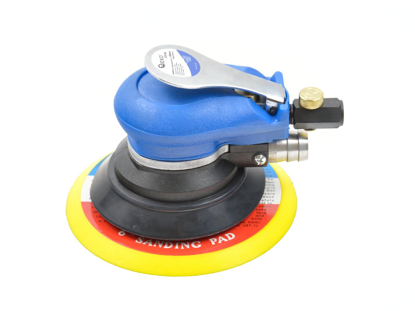 Slefuitor pneumatic excentric orbital 150mm - cu furtun si sac pentru aspirare - GEKO