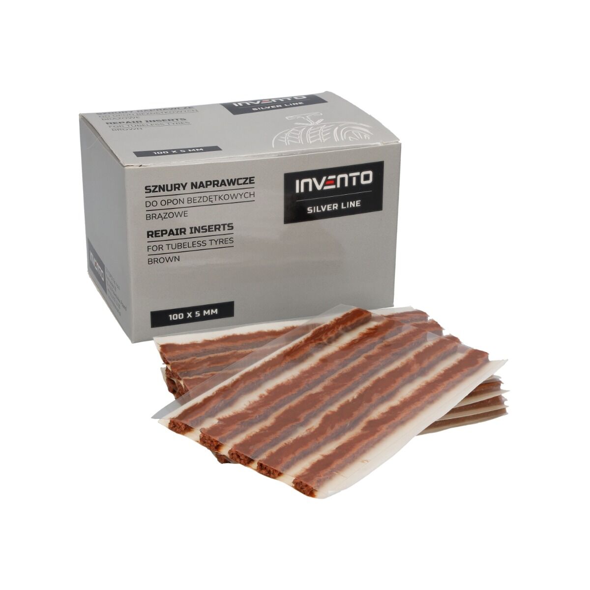 Snur vulcanizare 100x5mm 50 piese INVENTO