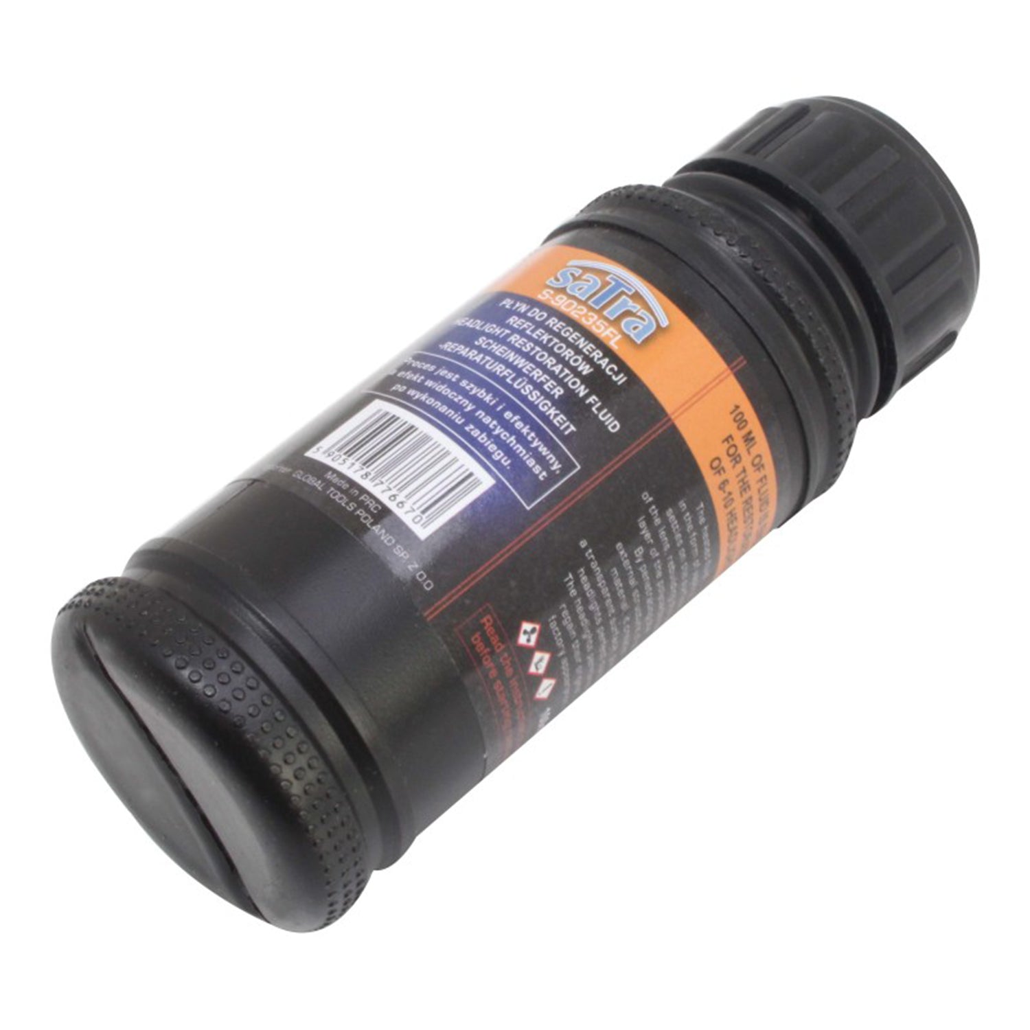 Solutie lichid profesional pentru restaurarea farurilor din plastic  - 100ml - tehnologie vaporizare - SATRA