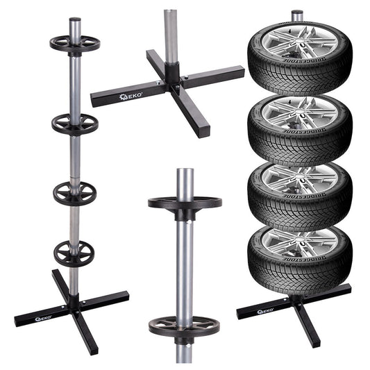 Stand suport pentru depozitare set 4 anvelope roti auto GEKO