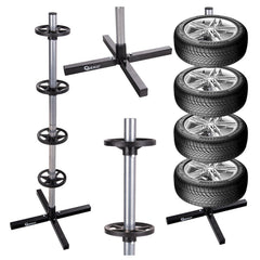 Stand suport pentru depozitare set 4 anvelope roti auto GEKO