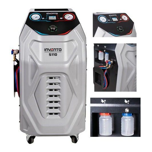 Statie aparat de reincarcat clima cu freon semiautomata R134A INVENTO