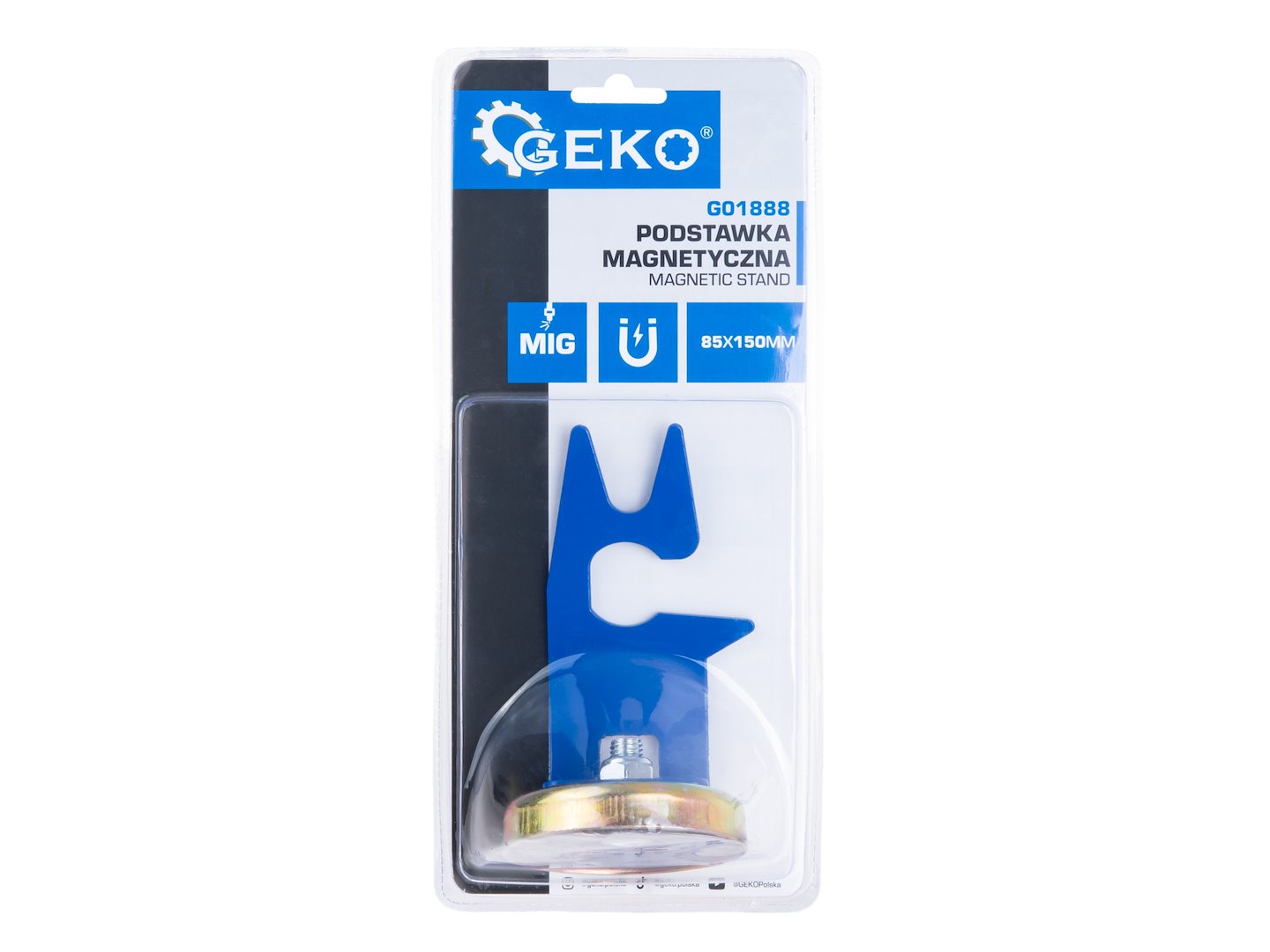 Suport magnetic pentru pistol de sudura tig 85 x 150mm